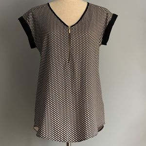 Express Silky Zipper Front Top